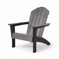 Adirondack Stuhl Holzverbundstoff Grau 90x75x91cm