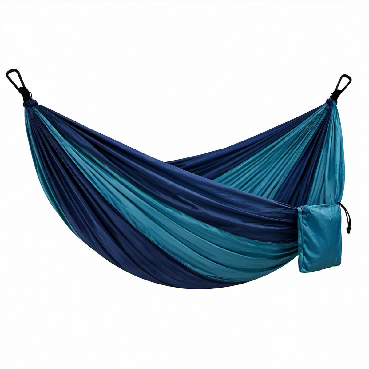 Camping-Hängematte Doppel Nylon Blau/Türkis 275x140cm